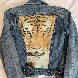 Tiger Jean Jacket